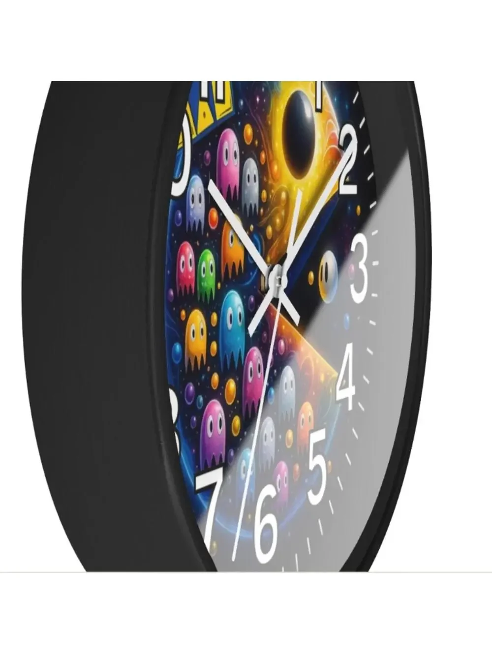 Pac-Man Atari Game Room Glow In The Dark Wall Clock New!